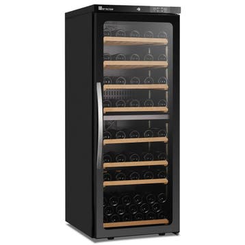 Wijnkoelkast | EXCLUSIVE | 360L (125x 75cl) | Zwart | 2, Verzenden, Nieuw in verpakking