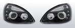 Koplampen Angel Eyes | Renault Clio 2 2001-2005 | zwart, Verzenden, Nieuw, Renault
