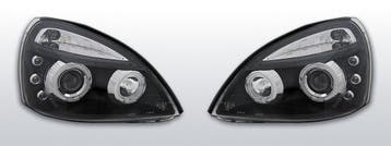 Koplampen Angel Eyes | geschikt voor Renault Clio 2 2001-200, Verzenden