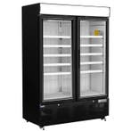 Vrieskast | G-SERIE | 920L | Zwart | -18°C/-22°C | Statisch, Verzenden