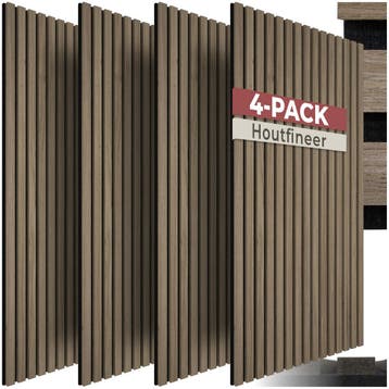 Akoestische panelen Sonic Wall IV in houtlook - donker eiken, Huis en Inrichting, Verzenden, Nieuw