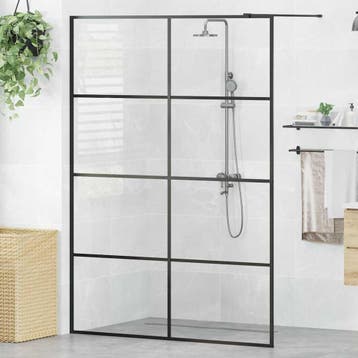 vidaXL Inloopdouchewand 140x195 cm ESG-glas transparant en, Verzenden