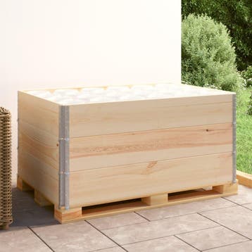 vidaXL Palletopzetranden 3 st 80x120 cm massief grenenhout, Verzenden