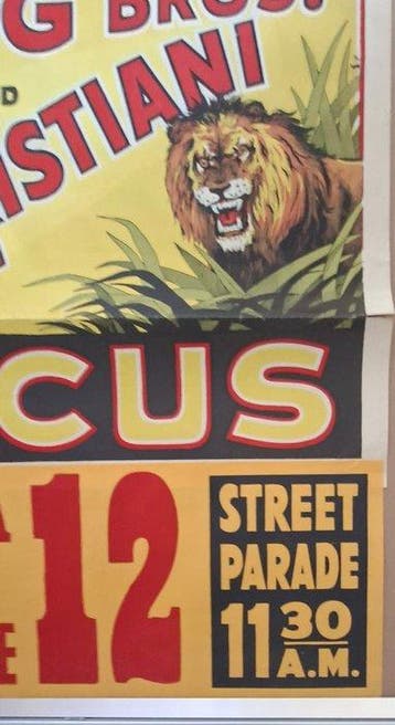 unknown - Poster, King Bros. and Cristiani Circus (c.