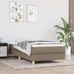 vidaXL Boxspring bed 80x200 cm stof taupe, Verzenden, Nieuw