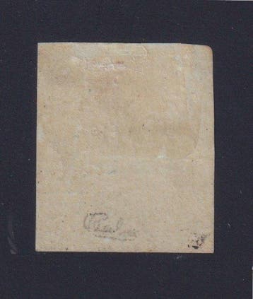 Frankrijk 1854 - Empire niet-geperforeerd, Nr. 12, 5c groen,, Postzegels en Munten, Gestempeld