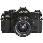 Tweedehands Canon A-1 met FD 28mm f/2.8 chrome nose CM5225, Audio, Tv en Foto, Ophalen of Verzenden, Gebruikt