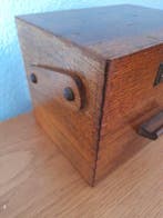 Kist - Eikenhout - Kantoor kistje