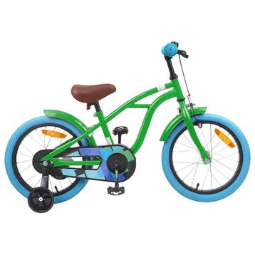 vidaXL Kinderfiets 16 Inch voor 4-6 jaar oud Groen, Fietsen en Brommers, Verzenden, Nieuw