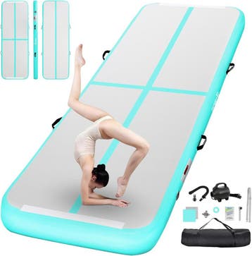 Only write the title: Get the Ultimate AirTrack Gymnastics Mat – Now 30% Off! Perfect for Training at Home or in the Gym