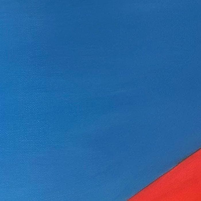 Alexy Berthelot - Nevada house red and blue, Antiek en Kunst, Kunst | Schilderijen | Modern