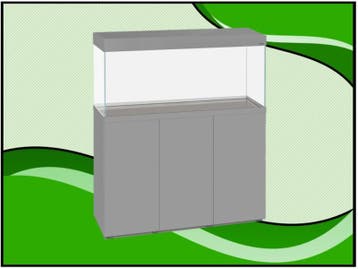 Aquael OptiSet 240 Aquarium Grijs - 120cm met meubel, Verzenden, Nieuw, Verlichting of Verwarming