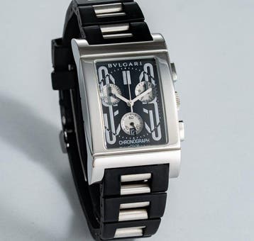 Bvlgari - Rettangolo Chronograph - Sans prix de réserve -, Nieuw