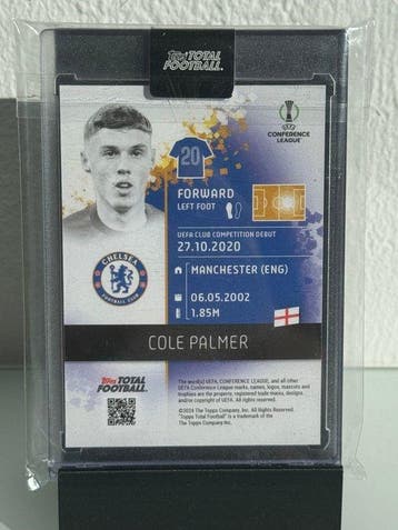 2024 Topps Topps Total Football Cole Palmer 1263 Édition, Verzamelen, Nieuw