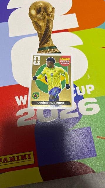 2026 Panini World Cup Vinícius Júnior Extra sticker - 1
