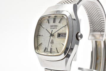 Seiko - Seiko Vintage Quartz Day-Date Watch - Zonder