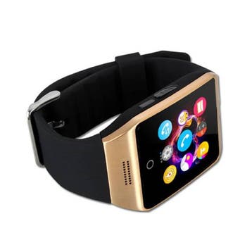 Originele Q18 Smartwatch Curved HD Smartphone Fitness Sport, Verzenden, Nieuw, Stuff Certified®