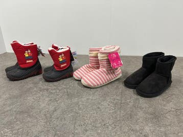 Veiling - kinderlaarsjes set 4-delig, Kinderen en Baby's, Kinderkleding | Schoenen en Sokken, Nieuw