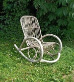 Chaise à bascule - Fauteuil à bascule - Bambou