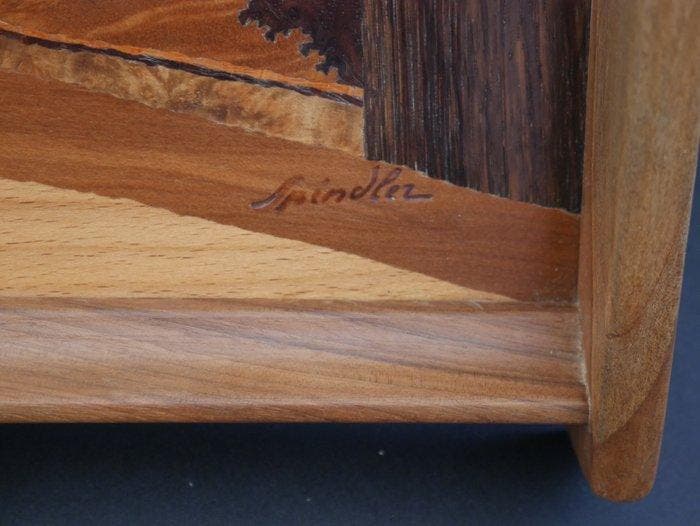 Spindler - Dienblad - Hout - Gambsheim, Antiquités & Art, Art | Objets design