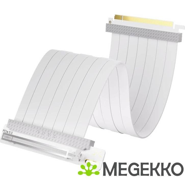 TRYX STRING PCIe 5.0 x16 Riser Kabel 300mm Wit, Computers en Software, Pc- en Netwerkkabels, Nieuw, Verzenden
