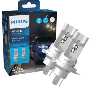 Philips H4 LED Ultinon Pro6000 Boost Gen3 LED Auto Koplampen, Verzenden, Nieuw