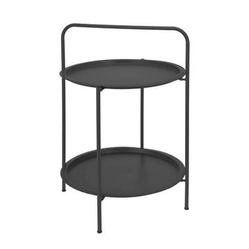 Bijzettafel donkergrijs (diameter 50 cm) Pro Garden  excl..., Maison & Meubles, Salles à manger complètes, Verzenden