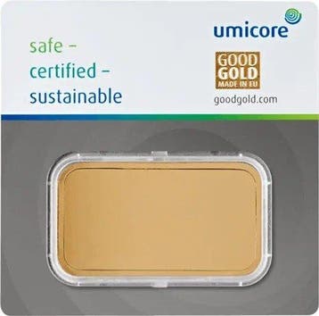 100 gram - Goud .999 - Umicore - Verzegeld en met