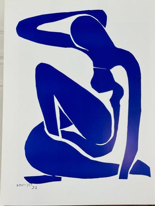 Henri Matisse (after) - Nu bleu II, Antiek en Kunst, Kunst | Tekeningen en Fotografie