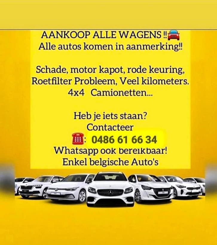Auto Opkoper Export WIJ KOPEN ALLE WAGENS, Auto diversen, Auto Inkoop, Export erkend