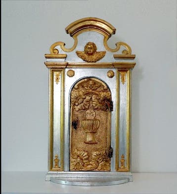 Tabernacle antique d’Italie baroque du XIXe siècle