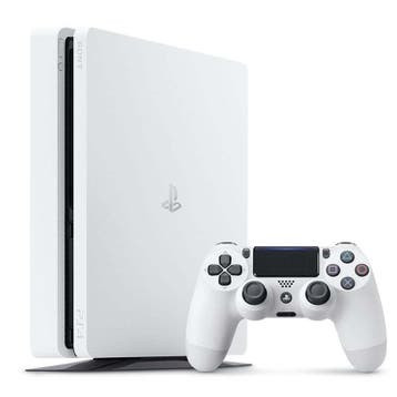 Playstation 4 Slim 500GB Glacier White + V2 Controller, Consoles de jeu & Jeux vidéo, Ophalen of Verzenden
