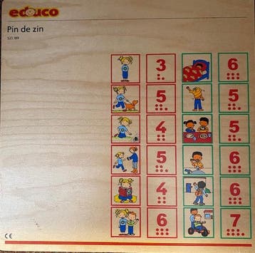 Educo Pin de zin (zo goed als nieuw), Verzenden