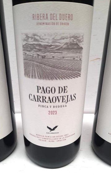 2023 Pago de Carraovejas - Ribera del Duero - 3 Flessen, Nieuw
