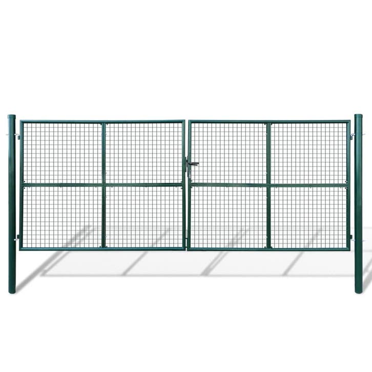 vidaXL Tuinhek van gaas 400x150 cm, Tuin en Terras, Tuinpoorten, Nieuw, Verzenden