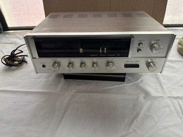 Sansui - 551 Solid state stereo receiver, TV, Hi-fi & Vidéo, Radios