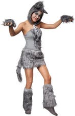 2dekans | dressforfun - Hete wolfsdame XL - verkleedkleding, Ophalen of Verzenden