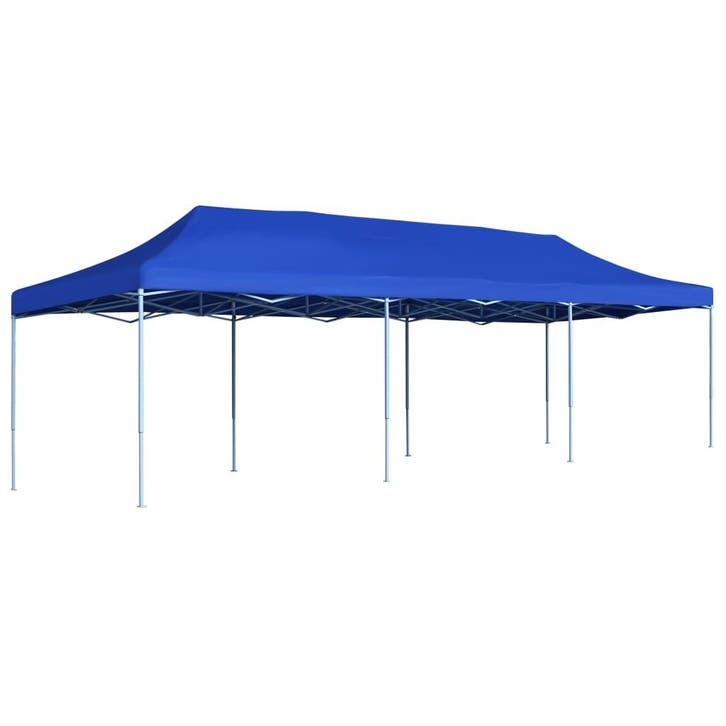 vidaXL Vouwtent pop-up 3x9 m blauw, Jardin & Terrasse, Tonnelles, Envoi
