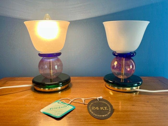 VetriLamp - Lampe (2) - Verre de Murano - Murano, Antiquités & Art, Antiquités | Éclairage