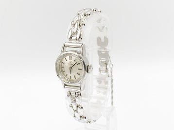 Omega - Omega ladies vintage dress watchcut glass round ss, Handtassen en Accessoires, Nieuw
