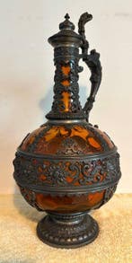 Karaf - Glas - Tin - Schenkkanne - Hisorismus