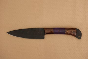 Keukenmes - Kitchen knife set - Handgesmeed koksmesset met