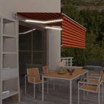 vidaXL Luifel met rolgordijn, LED en windsensor 3x2,5 m, Verzenden