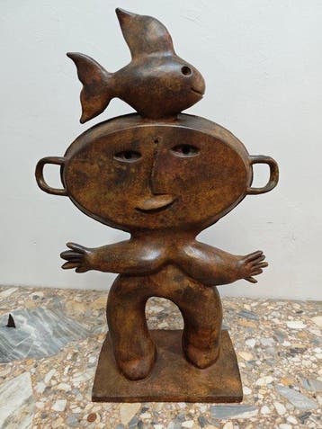 Ripollés (1932) - Hombre Pez - bronze
