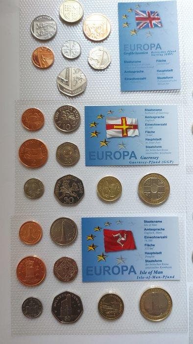 Landen van de wereld. 1964/2013 Países do mundo, blister (10, Timbres & Monnaies, Monnaies | Europe | Monnaies non-euro