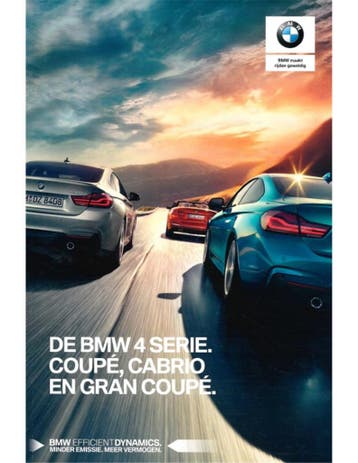 2018 BMW 4 SERIE BROCHURE NEDERLANDS