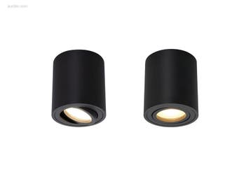 (20x) GU10 Opbouwspot Armatuur zwart kantelbaar..., Nieuw