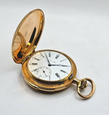 Mermod Freres - 14K Gold Savonette - Minutes Repeater
