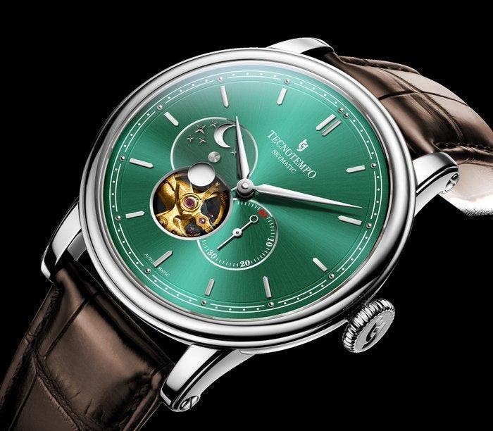 Tecnotempo - Skymatic - Automatic - Green Dial - - Zonder, Bijoux, Sacs & Beauté, Montres | Hommes