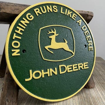 Wall sign - John Deere - Reclamebord - Gietijzer